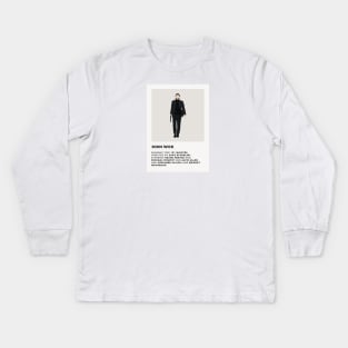 John Wick Minimalist Poster Kids Long Sleeve T-Shirt